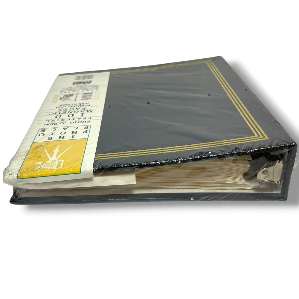 The Library Collection Vintage 100 Page Photo Albums NEW SEALED MBI Navy Blue - Picture 4 of 10